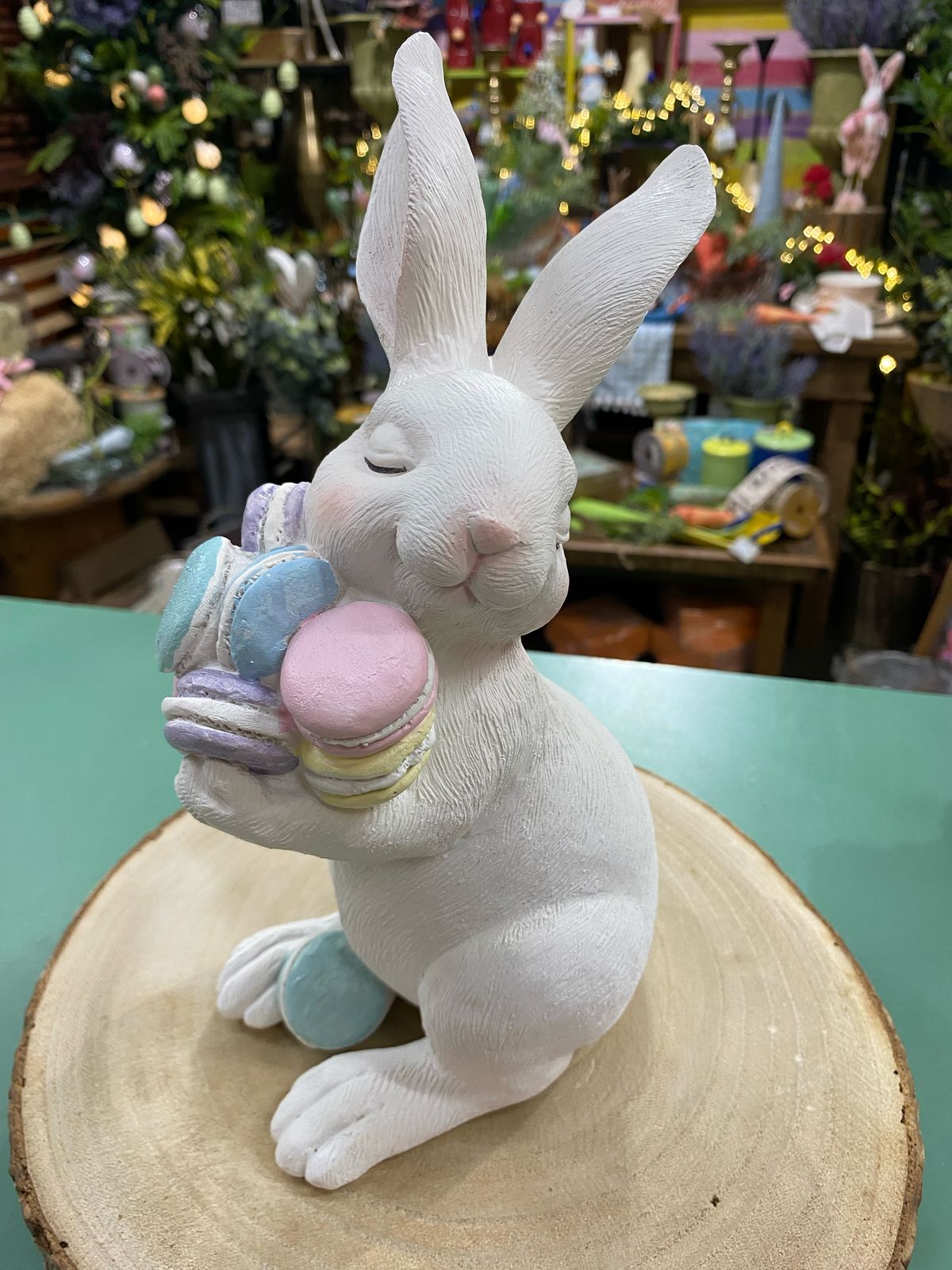 A decoração com coelho confere um charme especial ao ambiente 