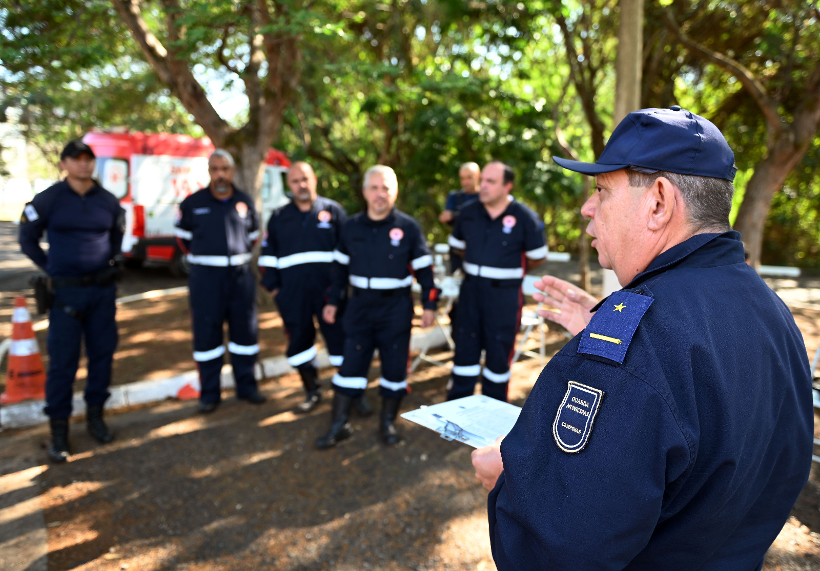 Condutores socorristas participam de treinamento