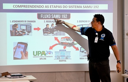 O curso começou com a transmissão de ensinamentos teóricos