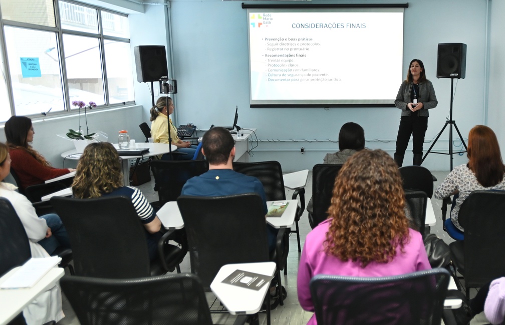 Público alvo do curso é formado por profissionais de enfermagem, fisioterapeutas, nutricionistas e médicos da Rede Mário Gatti