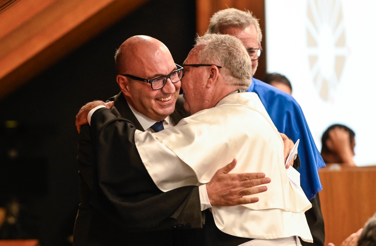 Dário Saadi cumprimenta Paulo Cesar Montagner: importância da Unicamp para Campinas