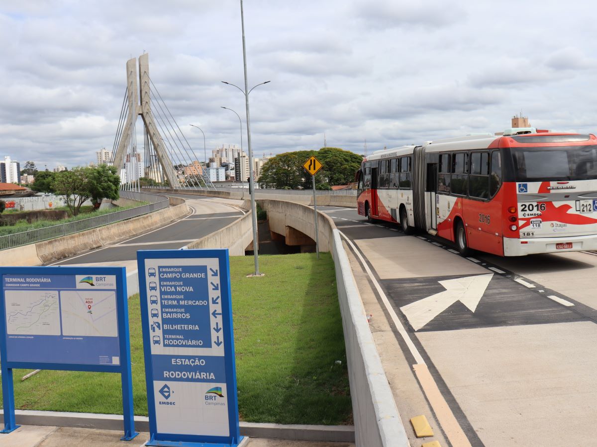 Esta será a primeira linha com características BRT a entrar em operação em Campinas.  