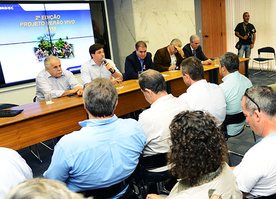 Vice-prefeito, Henrique Magalhães Teixeira, fala sobre a ação