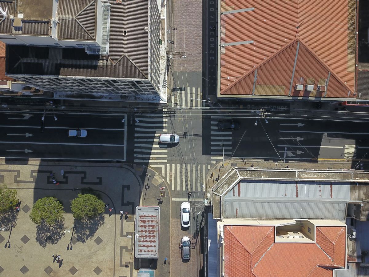 Ponto onde será instalada a faixa nesta quarta-feira, dia 1/6