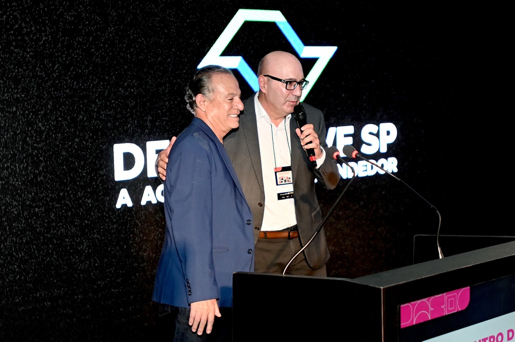 Dário Saadi com o secretário de Estado do Desenvolvimento, Jorge Lima