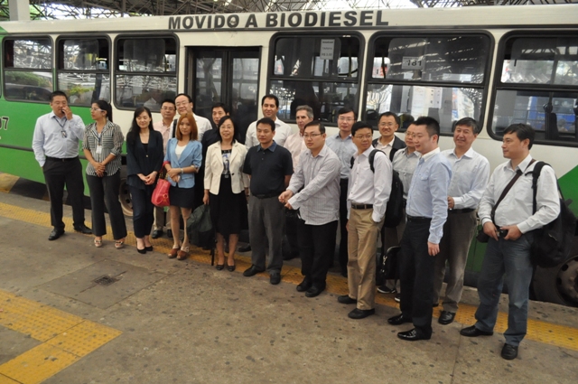 Chegada da delegação