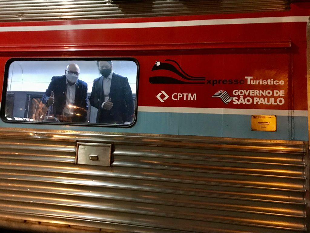 Prefeito Dário Saadi e o secretário Alexandre Baldy