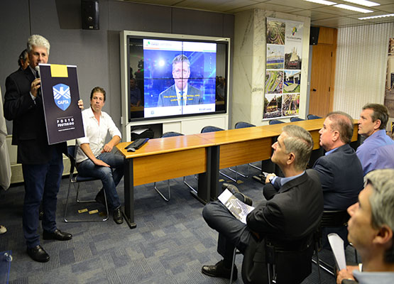 Flavio Campos, presidente do Recap, divulga projeto piloto