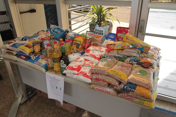 Alimentos irão para o Lar Evangélico Alice de Oliveira