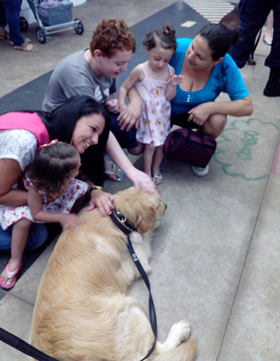 Brincar com os totós foi irresistível