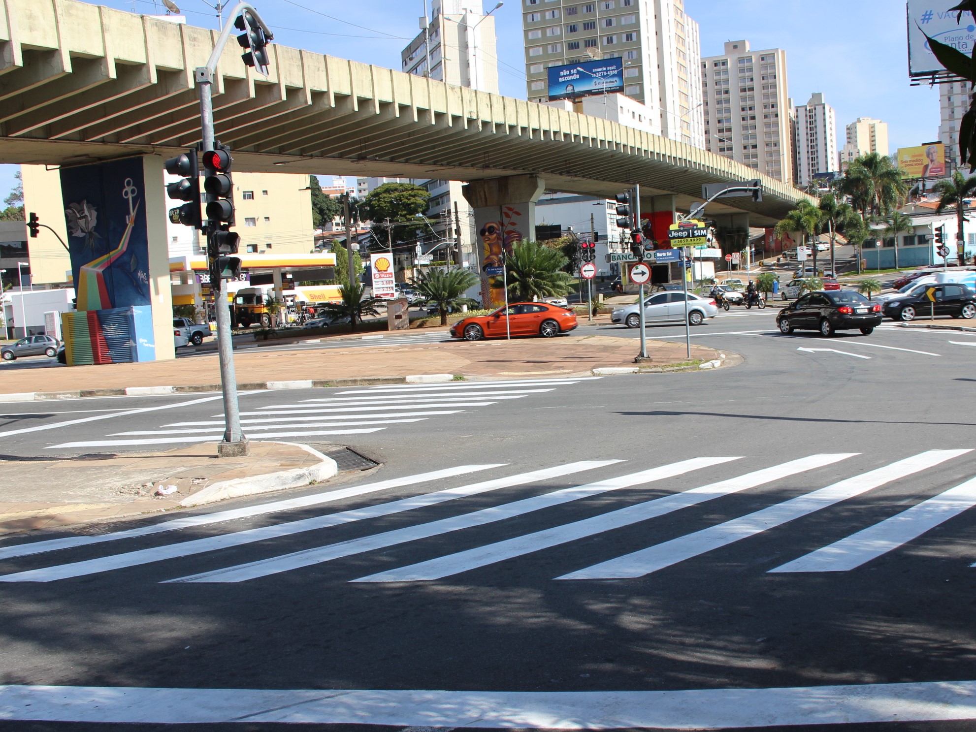 Avenida Norte-Sul: sinalização renovada