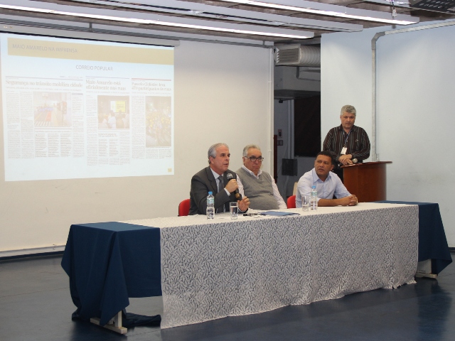 Secretários de Transportes e de Saúde participaram do lançamento da campanha