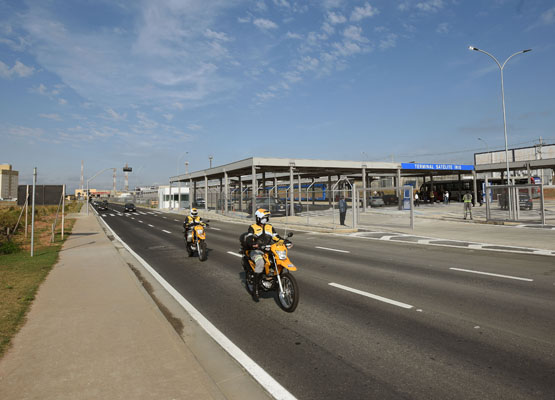 Terminal BRT Satélite Íris fica na Avenida John Boyd Dunlop