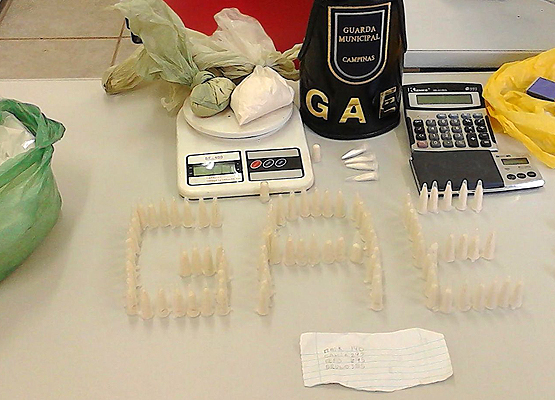 Produtos apreendidos pela GM 