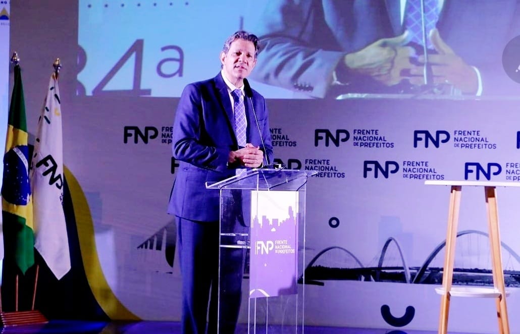 Ministro da Fazenda, Fernanda Haddad, em debate nesta segunda, em Brasília