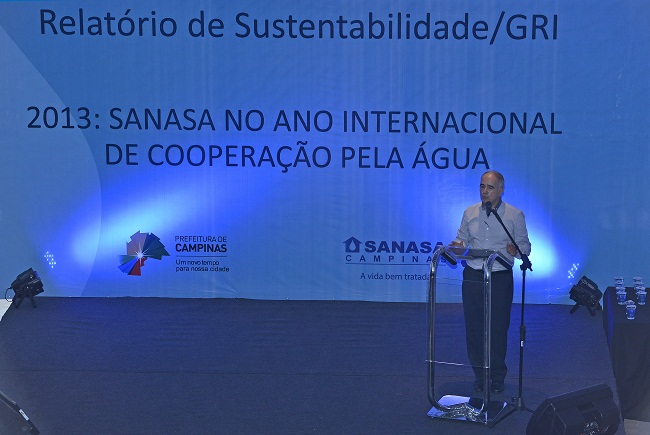 A palestra do presidente da Agência Nacional de Águas (ANA), Vicente Andreu Guillo, encerrou o evento