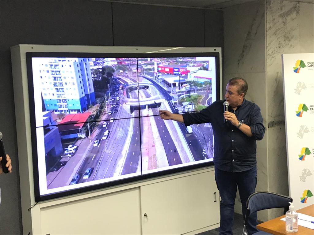 Prefeito Jonas Donizette anuncia conclusão das obras de implantação operacional do BRT