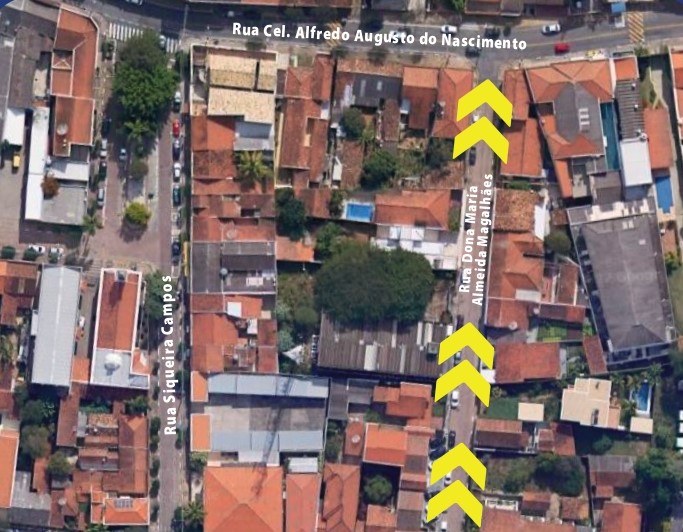 Tráfego passa a fluir em direção à Rua Coronel Alfredo Augusto do Nascimento