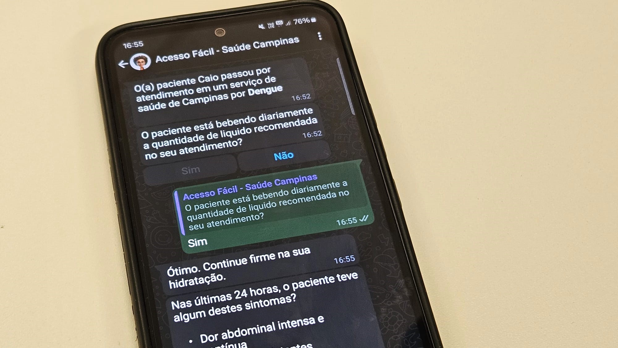 IA contra dengue evitou demanda de 30,2 mil pacientes em serviços presenciais de saúde