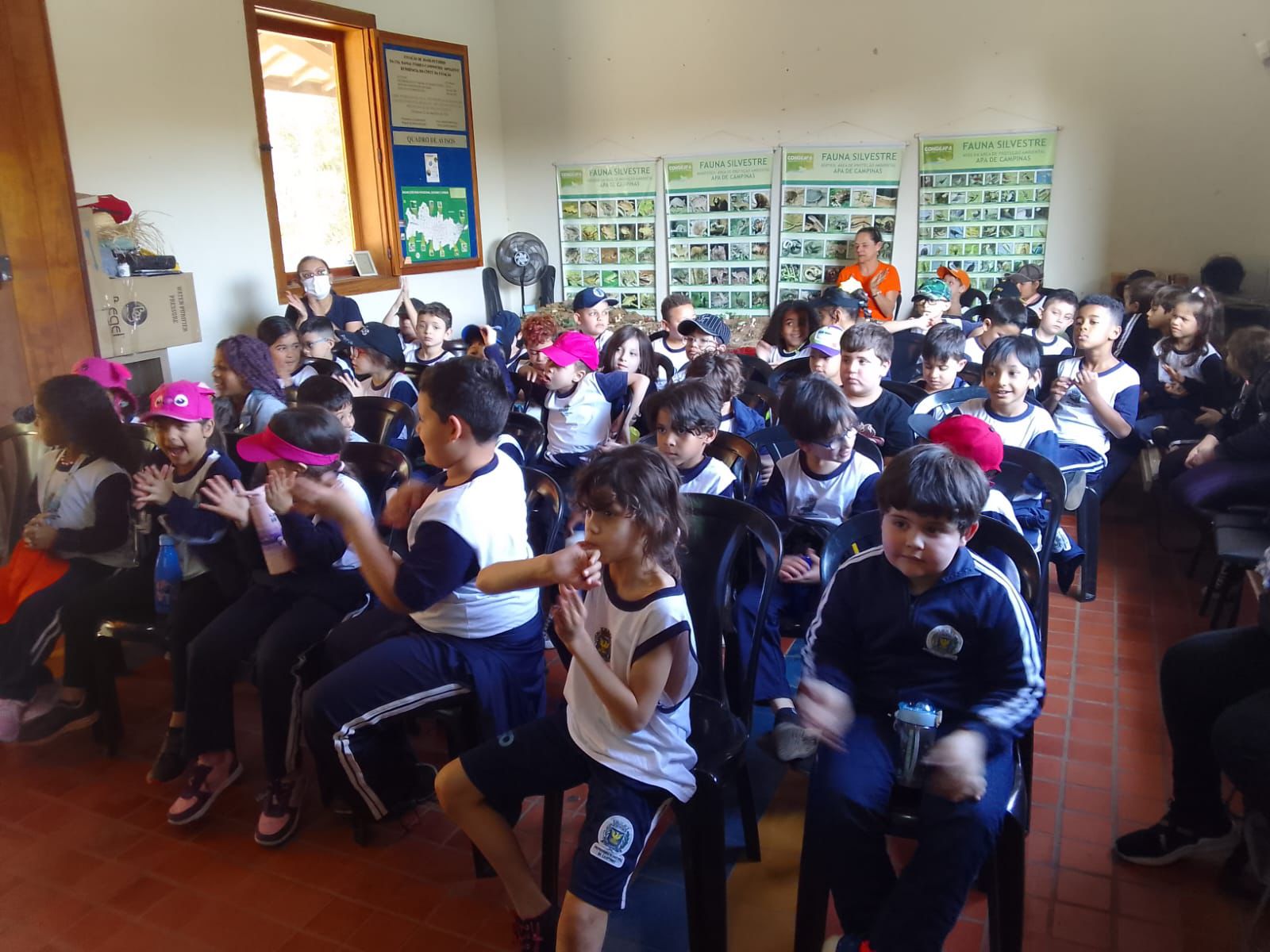 Quiz interativo movimentou o encontro