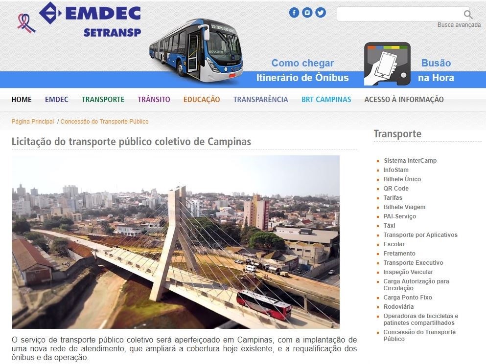 Material disponível pela internet amplia transparência e participação