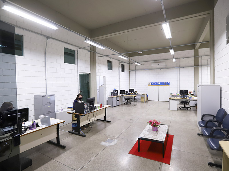 Nova sede é ampla e reunirá vários setores