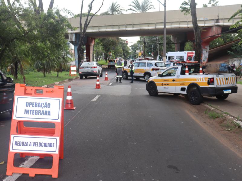 Fiscalização tem foco em locais com trânsito intenso e maior incidência de acidentes