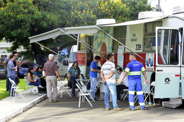 No total, 46 pessoas passaram pela triagem nesta quinta-feira, dia 18