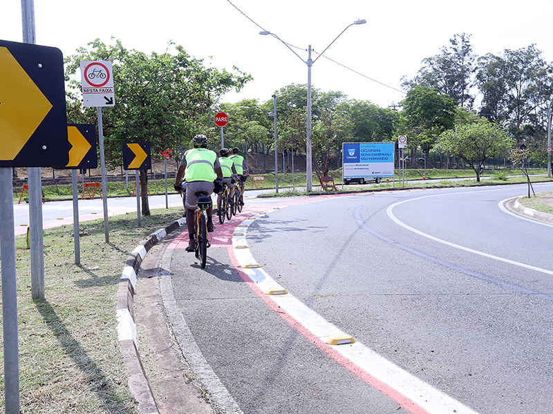 Nova rota cicloviária do município tem 1.090 metros 