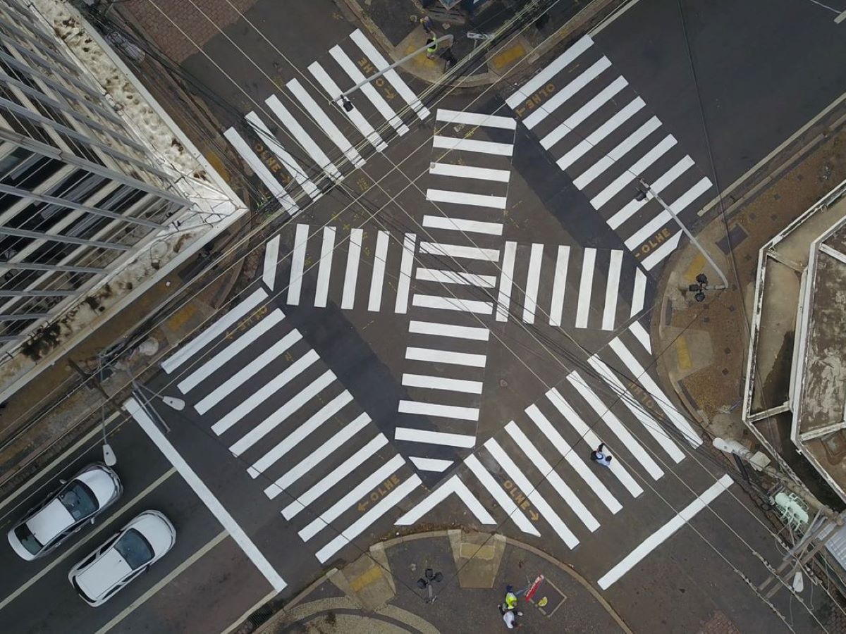 Faixa já está em operação no cruzamento da General Osório com a Barão de Jaguara