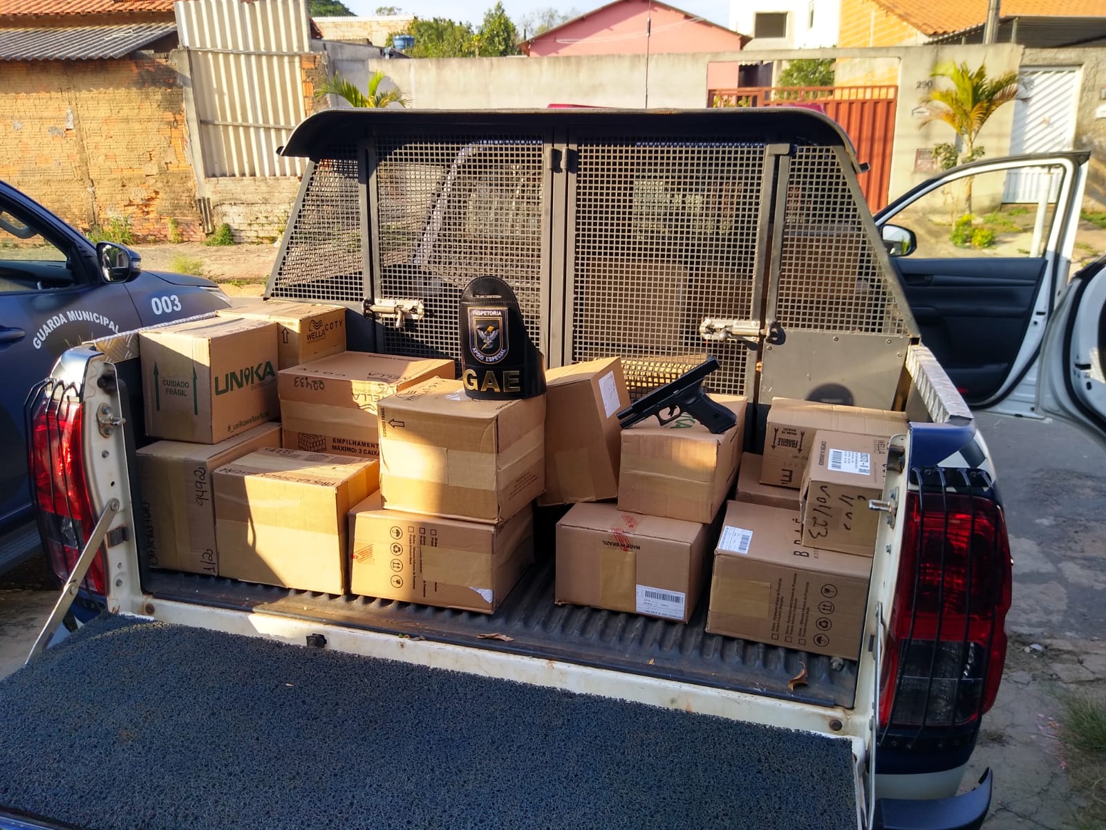 GM flagrou suspeito com parte da carga roubada