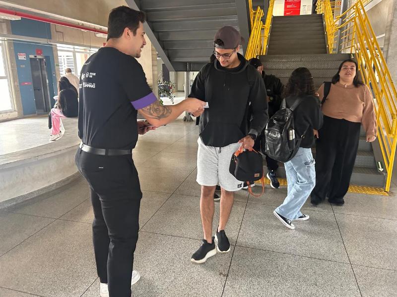 Alunos foram orientados sobre a forma de inscrição no Campinas Innovation Week 2025
