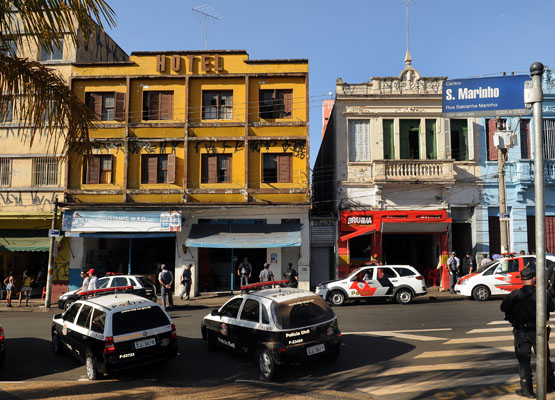 Região central, onde a operação foi realizada