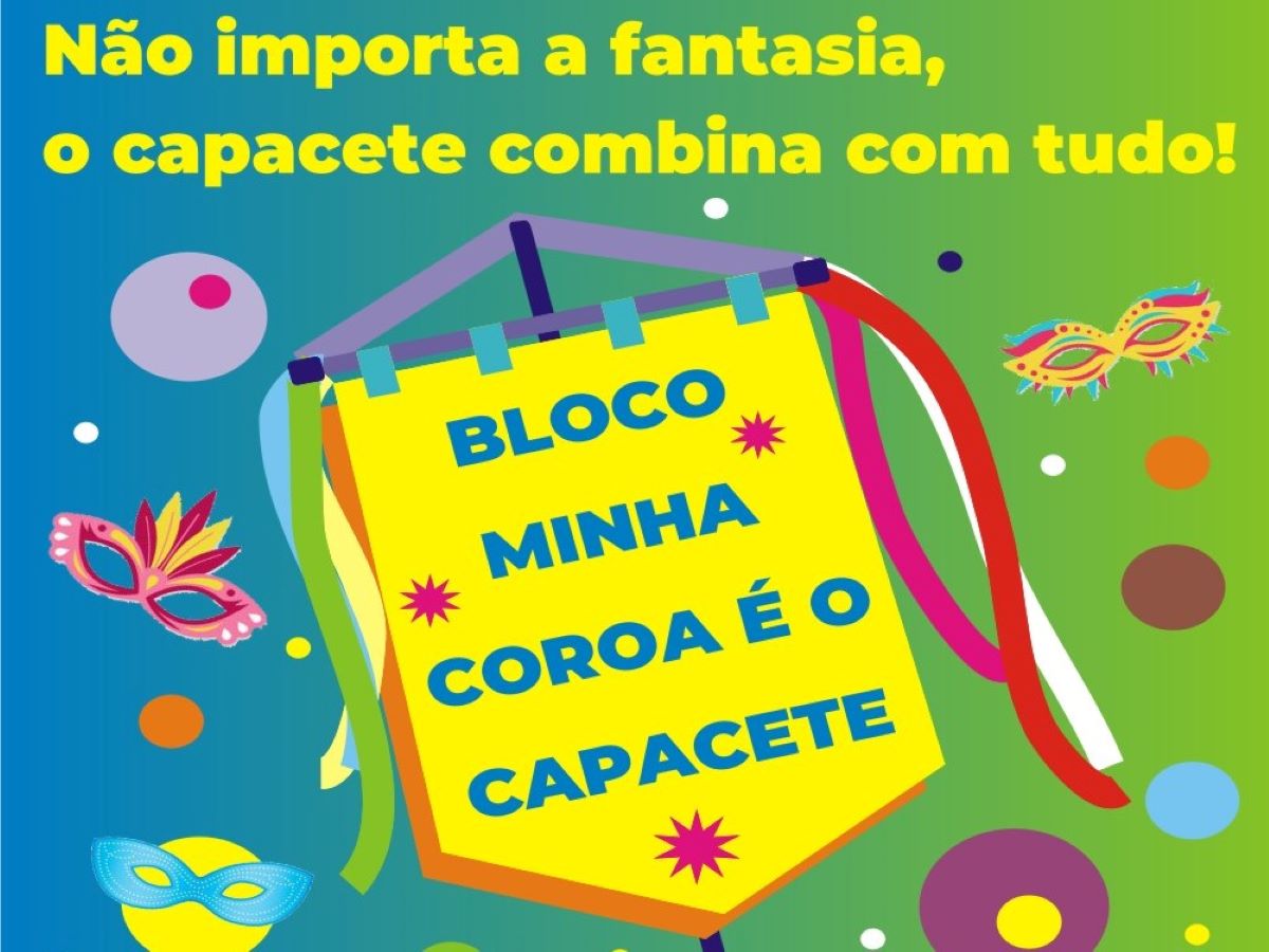 Adesivo incentiva o uso de capacete 