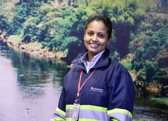 A leiturista Melissa Ferreira também emprestou seu rosto para a campanha