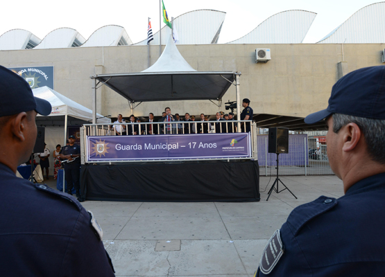 Guardas Municipais acompanham comemoração e homenagens