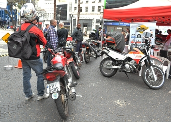 Motociclistas aproveitaram a oportunidade para o check up