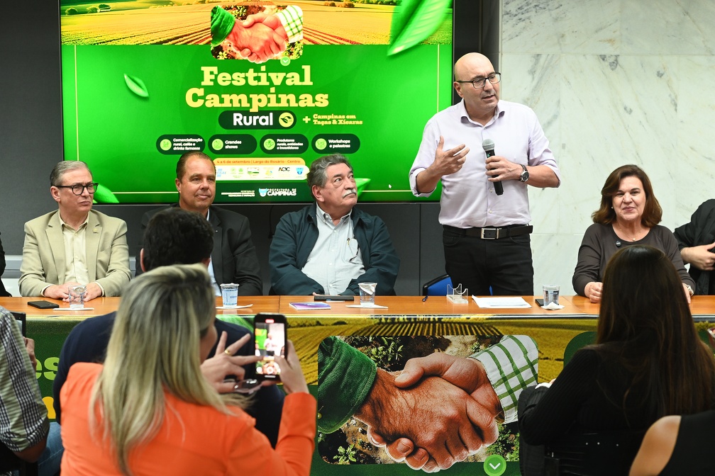 Prefeito saúda os produtores e diz que Campinas também tem vocação rural