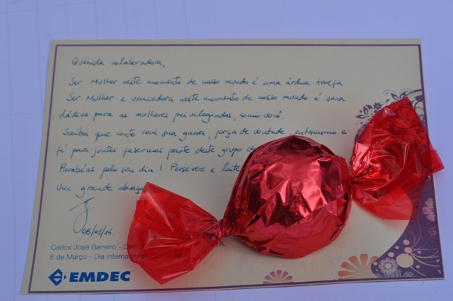 Homenagem delicada