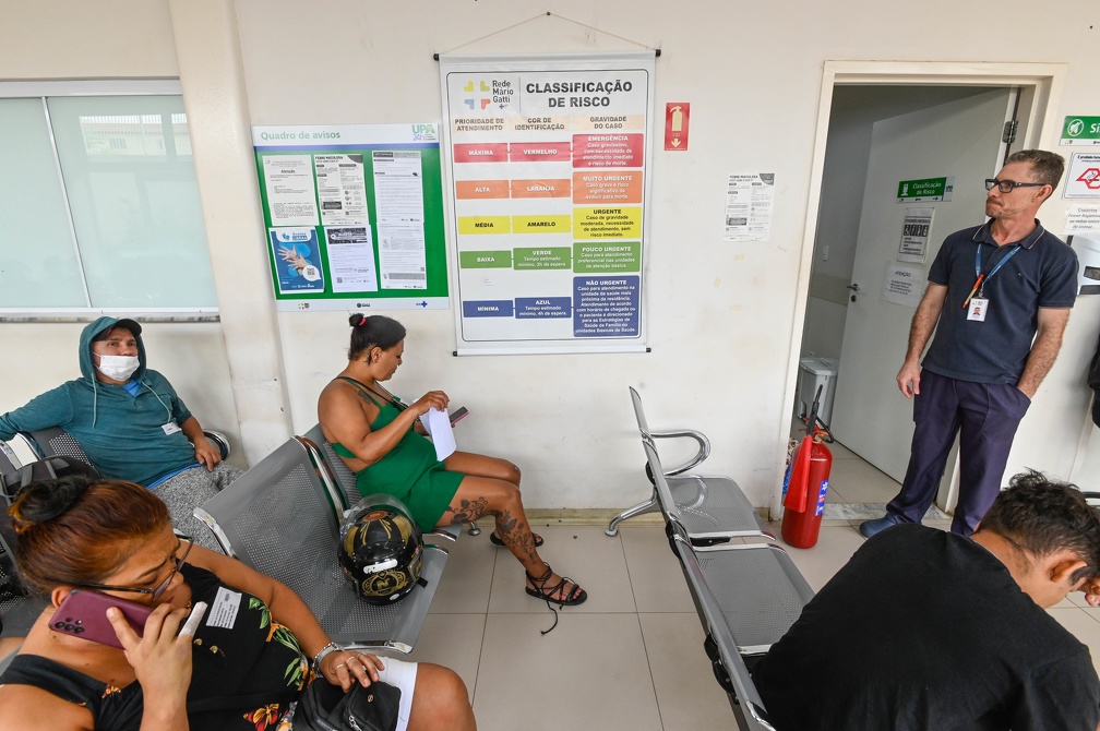 Todos os pacientes atendidos nas unidades passam primeiro pela classificação de risco