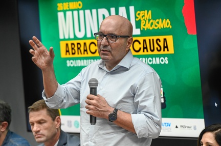 O prefeito Dário Saadi destacou que a luta contra o racismo, não só no futebol, precisa ser um movimento contínuo e agregador