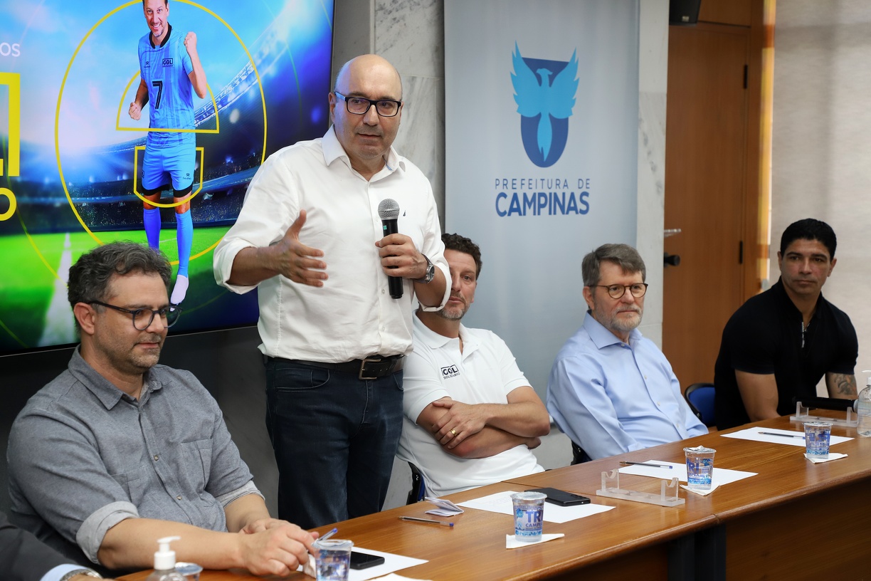 Prefeito destacou o poder transformador do esporte e falou do orgulho de Campinas em sediar o jogo solidário