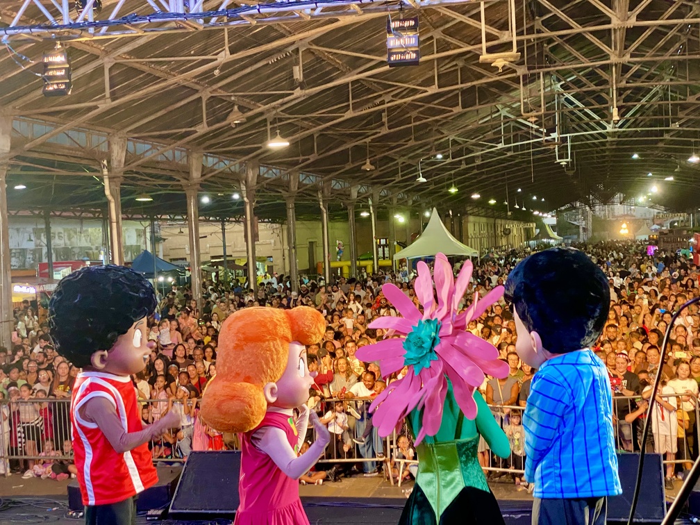 Espetáculo infantil 3 Palavrinhas foi um dos destaques da programação
