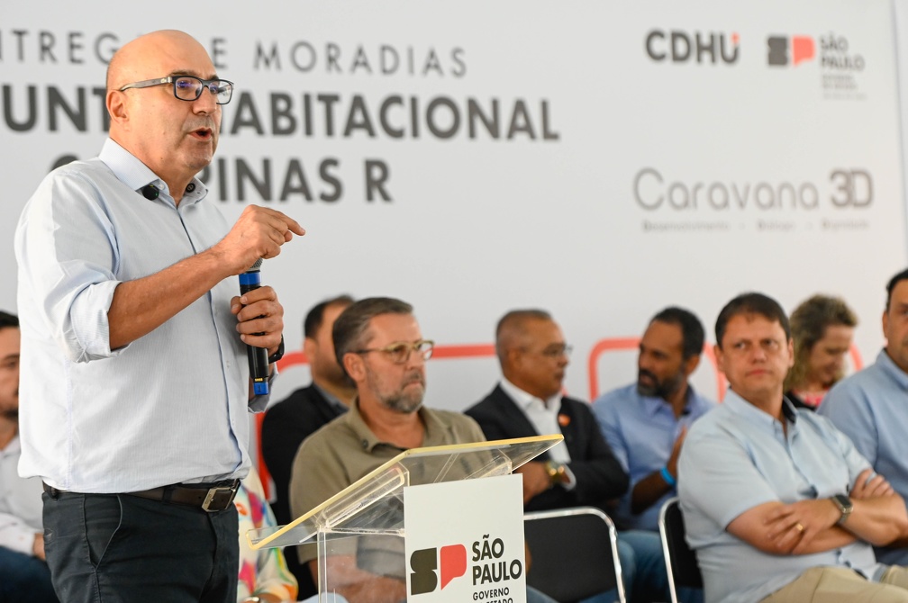 Dário falou dos avanços no setor habitacional em Campinas: "reduzimos a fila de 42 mil para 13 mil famílias"
