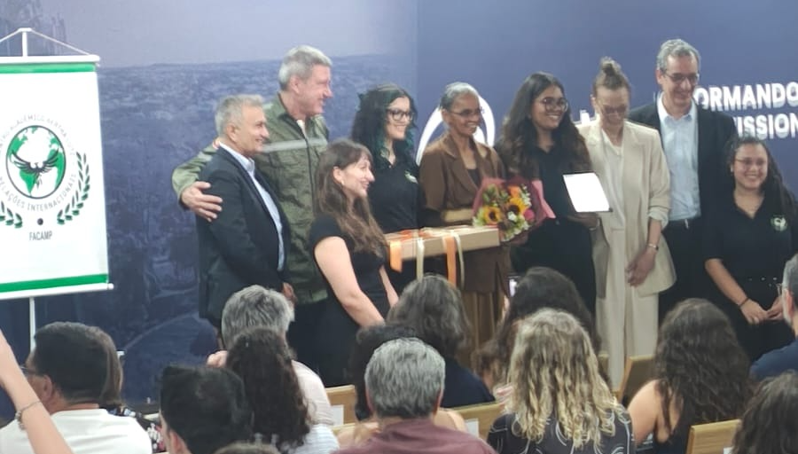 FJPO e Seclimas marcam presença em evento com a Aula Magna da ministra Marina Silva