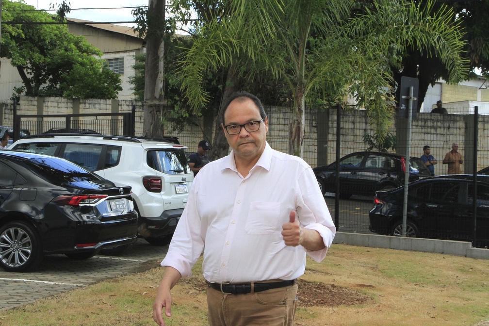 O presidente da Sanasa, Manuelito Magalhães Junior, participou do encontro