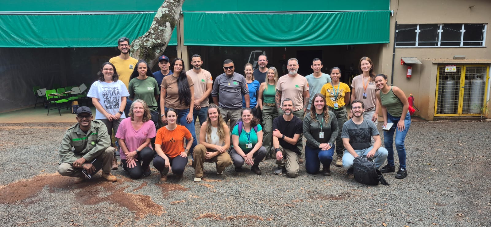 Grupo que participou do treinamento nesta sexta-feira