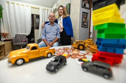Os presentes foram um jeito  de mostrar para o novo ocupante da casa o quanto ele era bem-vindo