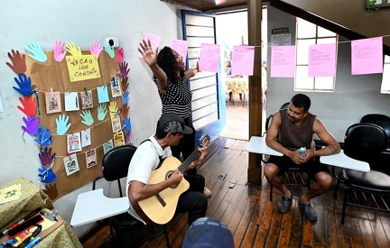Entusiasmo da equipe da PUC-Campinas e do Centro Pop marcam a atividade