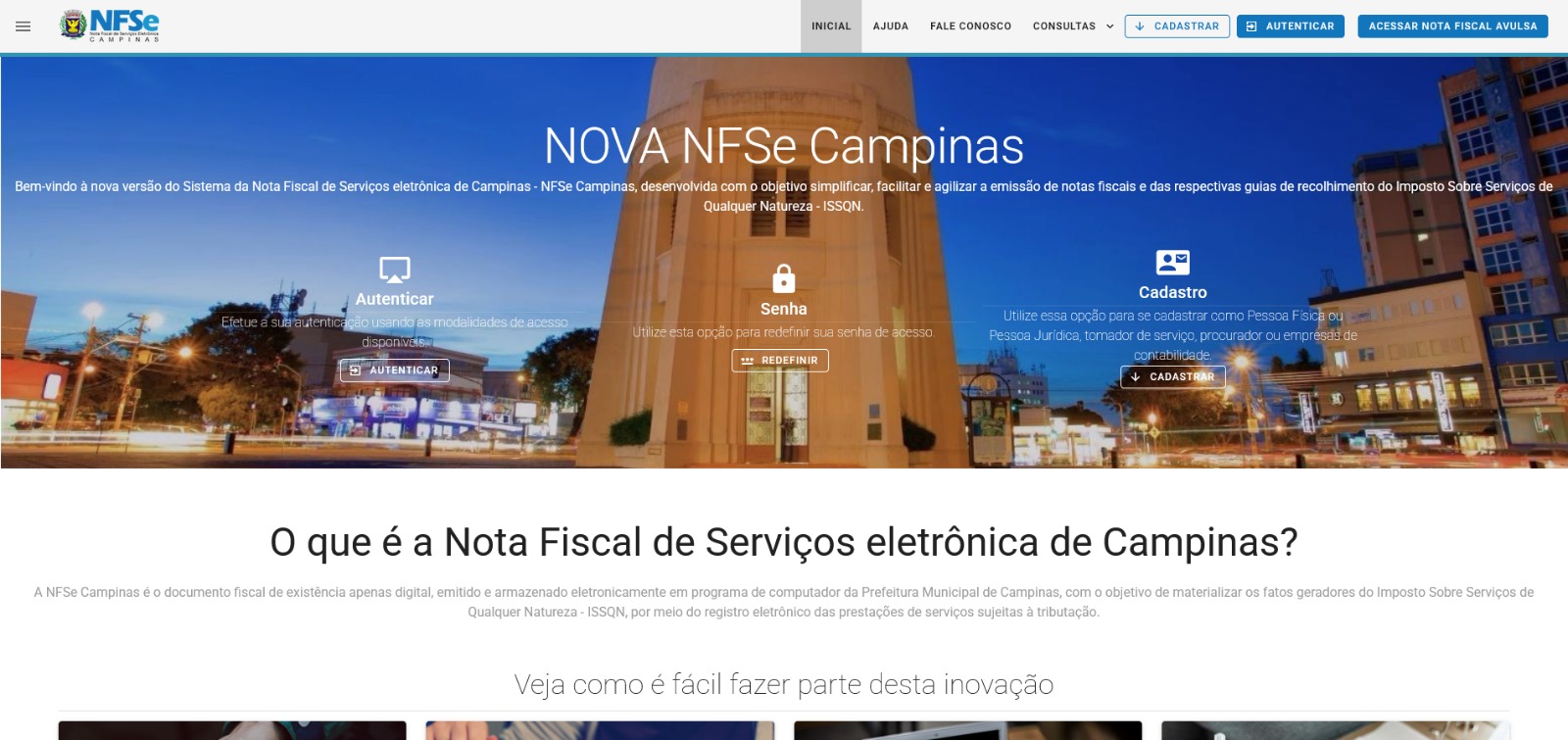 Migração do sistema anterior para o novo está sendo realizada de maneira gradual para diminuir o impacto aos usuários do sistema